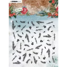   Szilikonbélyegző , Background pattern Sending Joy nr.56 / SL Clear Stamp (1 csomag)