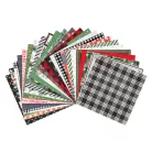 Craft Smith Scrapbook papírkészlet 12" (30 cm) Peace and Joy Paper Pad  (48 lap)