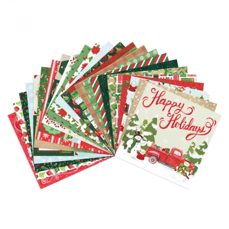 Papírkészlet 12" (30 cm), Say Freeze / Craft Smith Paper Pad  (48 lap)