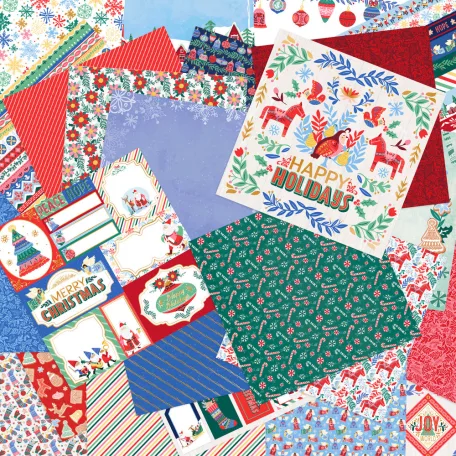 Craft Smith Peace on Earth Scrapbook Papírkészlet 12" (30 cm) Paper Pad (48 lap)