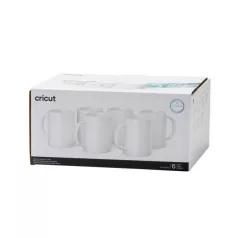   Cricut bögre 440ml  Ceramic Mug White Cricut Mug Press (6 db)