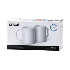  Cricut bögre 350ml Ceramic Mug White Cricut Mug Press (2 db)