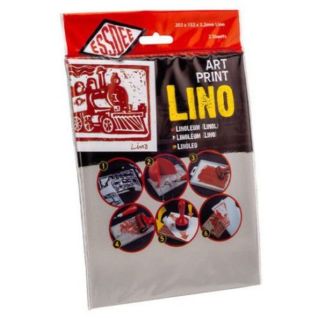 2 db - Lino nyomdalap , 203x152x3.2mm / Essdee Lino / Art Print (1 csomag)