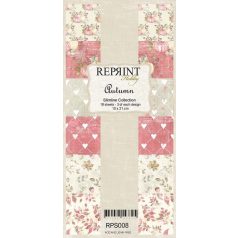   Papírkészlet 10x21 cm, Autumn / Reprint Paper Pack (18 ív)