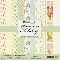   Papírkészlet 8" (20 cm), Summer Holiday / Reprint Paper Pack (10 ív)