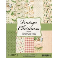   Papírkészlet 6" (15 cm), Vintage Christmas / Reprint Paper Pack (20 ív)