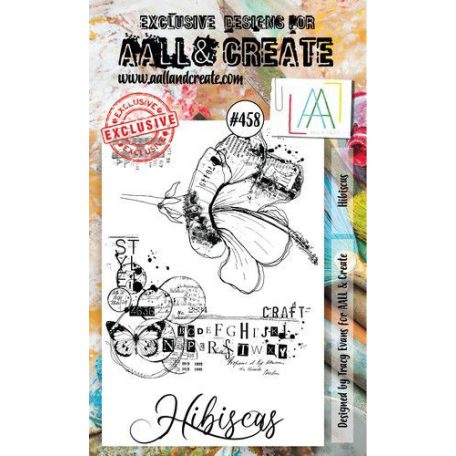 Szilikonbélyegző , Hibiscus / AALL Stamp (1 db)