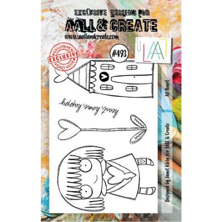 Szilikonbélyegző , All Heart / AALL Stamp (1 db)