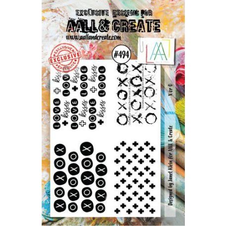 Szilikonbélyegző , X or O / AALL Stamp (1 db)