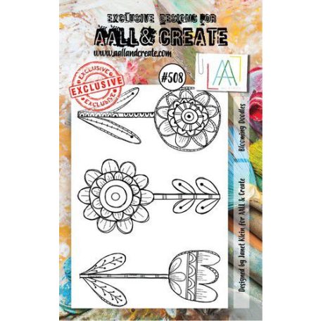 Szilikonbélyegző , Blooming Doodles / AALL Stamp (1 db)