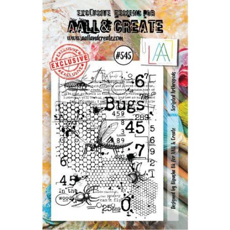 Szilikonbélyegző , Scripted Arthropods / AALL Stamp (1 db)
