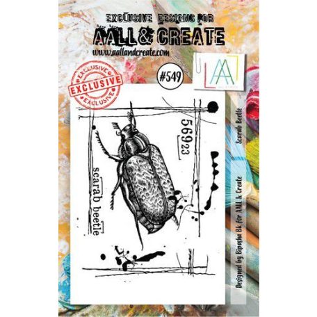 Szilikonbélyegző , Scarab Beetle / AALL Stamp (1 db)