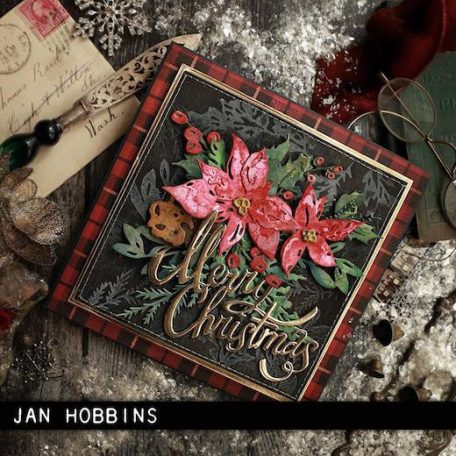 SIZZIX vágósablon, Festive Bouquet Tim Holtz/ Sizzix Thinlits Die Set (1 db)