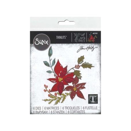 SIZZIX vágósablon, Festive Bouquet Tim Holtz/ Sizzix Thinlits Die Set (1 db)