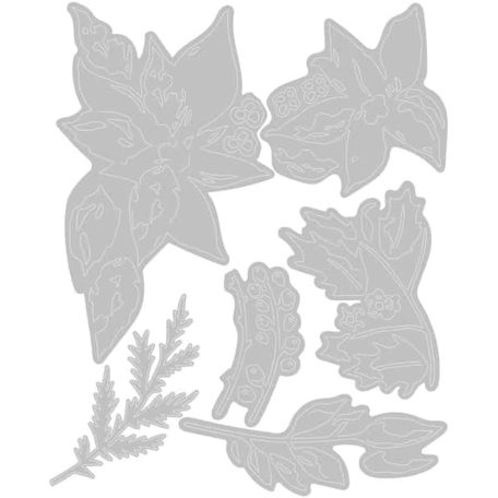 SIZZIX vágósablon, Festive Bouquet Tim Holtz/ Sizzix Thinlits Die Set (1 db)