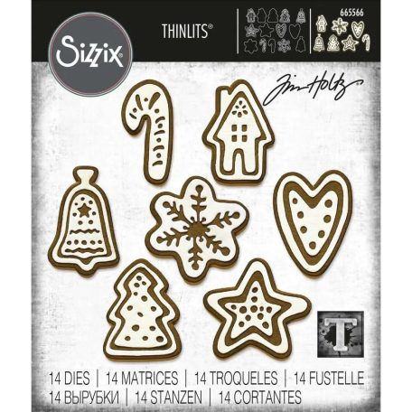 SIZZIX vágósablon, Christmas Cookies Tim Holtz/ Sizzix Thinlits Die Set (1 db)