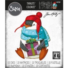  SIZZIX vágósablon Eugene  Colorize Tim Holtz Sizzix Thinlits Die Set (1 csomag)