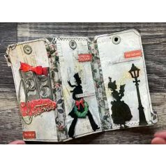   SIZZIX vágósablon, Vault Series: Christmas 2021 Tim Holtz/ Sizzix Thinlits Die Set (1 db)