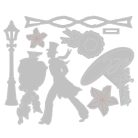 SIZZIX vágósablon, Vault Series: Christmas 2021 Tim Holtz/ Sizzix Thinlits Die Set (1 db)