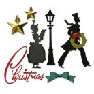 SIZZIX vágósablon, Vault Series: Christmas 2021 Tim Holtz/ Sizzix Thinlits Die Set (1 db)