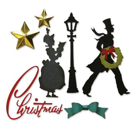 SIZZIX vágósablon, Vault Series: Christmas 2021 Tim Holtz/ Sizzix Thinlits Die Set (1 db)