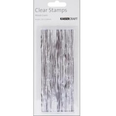   Szilikonbélyegző , Wood grain Texture Background / KAISER CRAFT Clear Stamp (1 db)