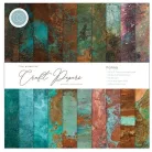 Papírkészlet 12", Patina Paper Pad / Craft Consortium Essential (30 lap)