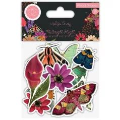   Fa díszítőelem , Wood Shapes / Craft Consortium Midnight Flight (1 csomag)