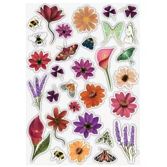   Matrica , Puffy Stickers / Craft Consortium Midnight Flight (1 csomag)