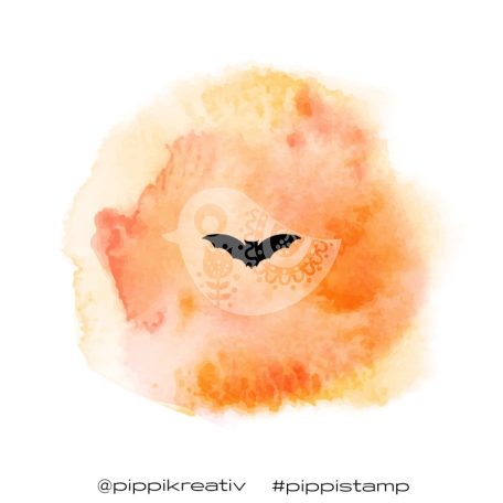 Gumibélyegző, Halloween bat - denevér / PIPPI Rubber Stamp (1 db)