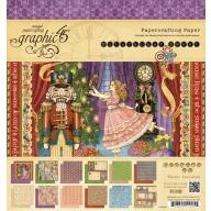   Papírkészlet 8" (20 cm), Nutcracker Sweet / Graphic 45 Paper Pad (24 lap)