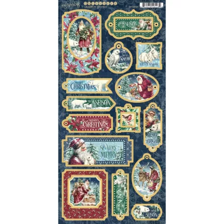 Graphic 45 Chipboard Let it Snow (1 ív)