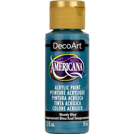 Akrilfesték - matt 59 ml, Moody Blue / DecoArt Americana® Acrylics (1 db)