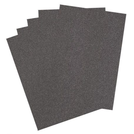 Csillámos karton A4, Gray / Glitter paper (5 ív)