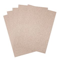 Csillámos karton A4, Light gold / Glitter paper (5 ív)