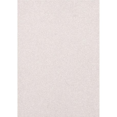 Csillámos karton A4 Silver Glitter paper (5 ív)