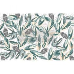  Decoupage papír 19"X30" (49x76cm), Radiant Eucalyptus / Re-Design with Prima Tissue Paper (1 csomag)