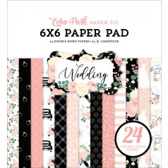   Papírkészlet 6" (15 cm), Wedding / Echo Park Paper Pack (24 lap)