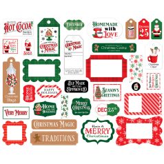   Carta Bella Kivágatok - Christmas Cheer - Frames & Tags (1 csomag)