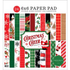   Papírkészlet 6" (15 cm), Christmas Cheer / Echo Park Paper Pack (24 lap)