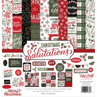   Scrapbook Papírkészlet 12" (30 cm) Salutations Christmas Collection Kit (1 csomag)