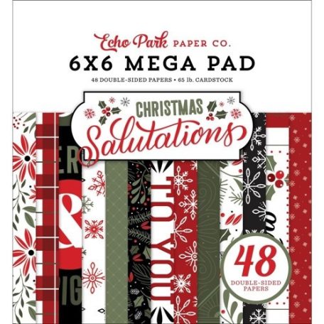 Papírkészlet 6" (15 cm), Salutations Christmas / Echo Park Paper Pack (48 lap)