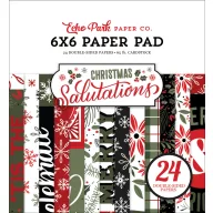   Papírkészlet 6" (15 cm), Salutations Christmas / Echo Park Paper Pack (24 lap)
