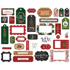   Carta Bella Kivágatok - Happy Christmas - Frames & Tags (1 csomag)