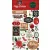 Carta Bella Pufi matrica Happy Christmas / Puffy Stickers (1 csomag)