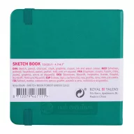   Talens Art Creation Rajz- és Vázlatfüzet 12x12 cm, Forest Green / Sketch Book (80 lap)