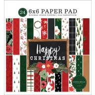   Papírkészlet 6" (15 cm), Happy Christmas / Echo Park Paper Pack (24 lap)