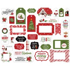   Kivágatok , Christmas Magic / Echo Park Frames & Tags (1 csomag)