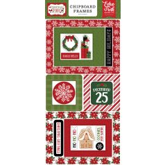   Chipboard , Christmas Magic / Echo Park Chipboard Frames  (1 csomag)