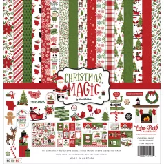   Scrapbook Papírkészlet 12" (30 cm) Christmas Magic Collection Kit (1 csomag)
